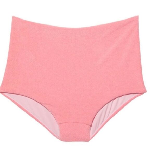 Victoria’s Secret Terry Bikini, NWT, 36DD Push Up Top, High Waisted M Botttoms - Picture 4 of 11